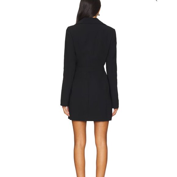 Amanda Uprichard Black Larenta Blazer Dress NWOT - Size XS - Picture 4 of 10